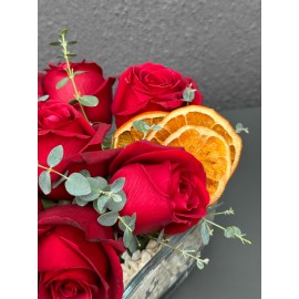 KALP CAMDA 7 KIRMIZI GÜL